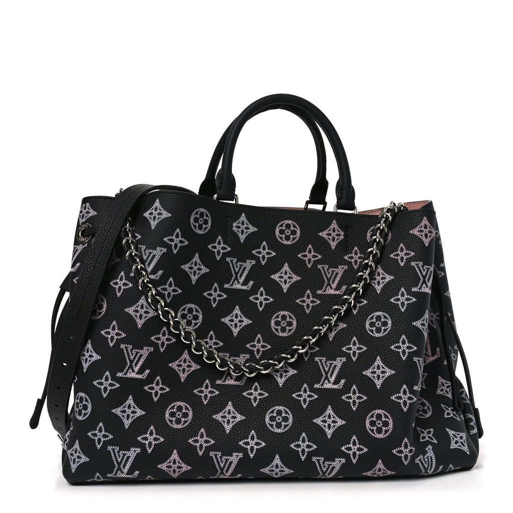 Louis Vuitton Mahina Flight Mode Bella Tote Black