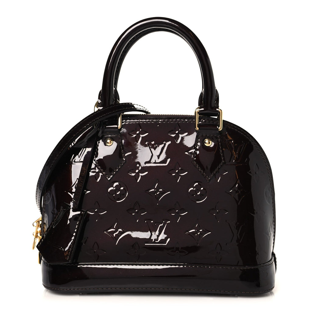 Louis Vuitton Vernis Alma BB Amarante