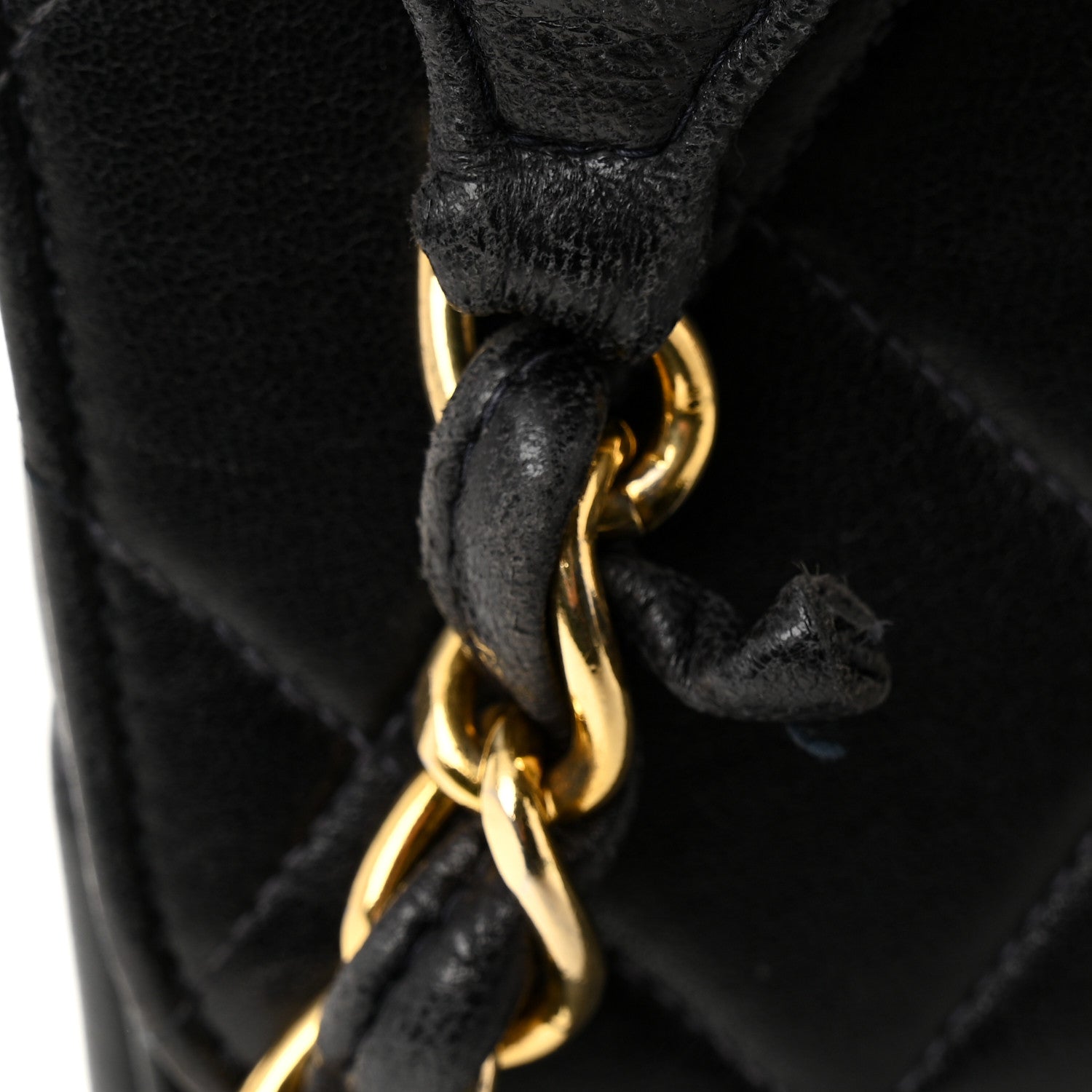 Chanel Lambskin Quilted Medium Single Flap Black