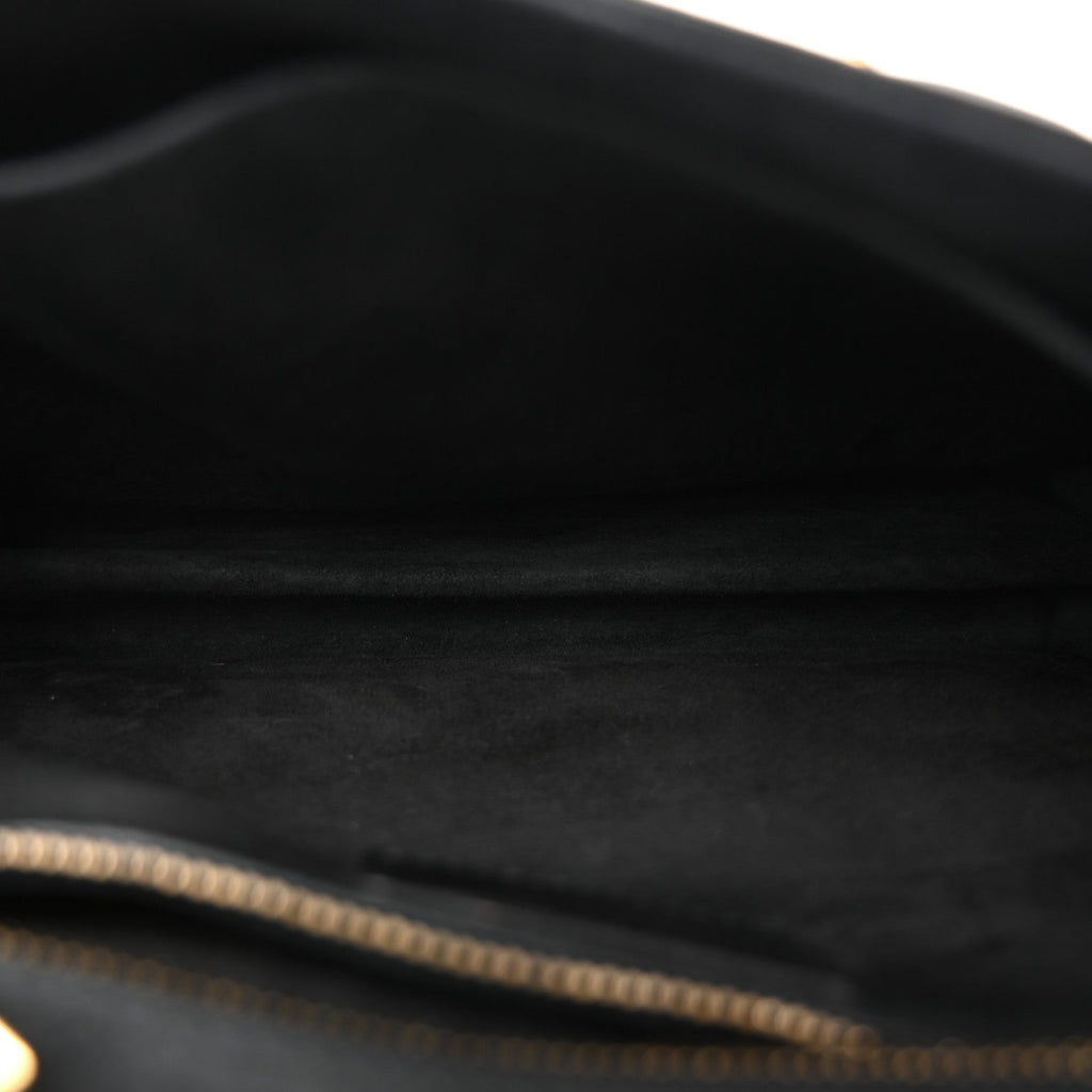 Christian Dior Lambskin Cannage Studded Large Dioraddict Flap Bag Black