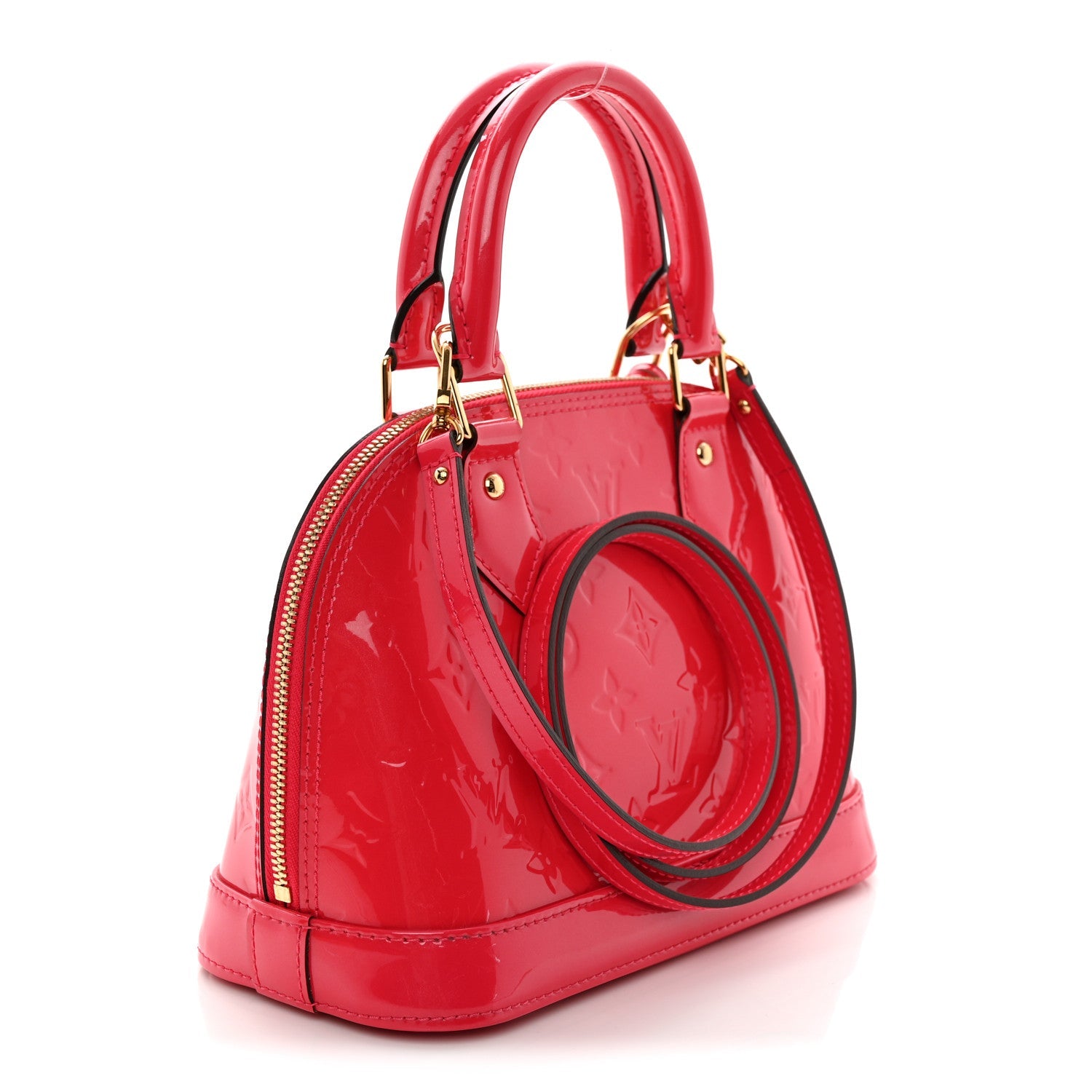 Louis Vuitton Vernis Alma BB Hot Pink