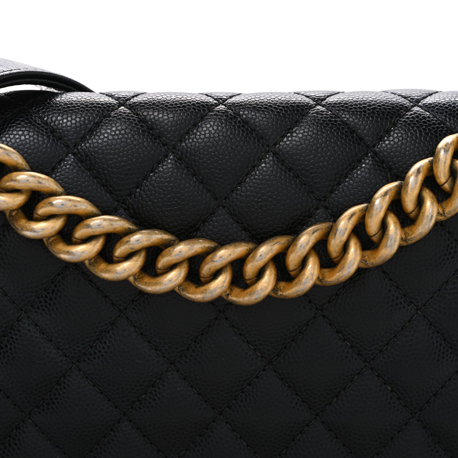 Chanel Caviar Quilted Medium Boy Flap Black
