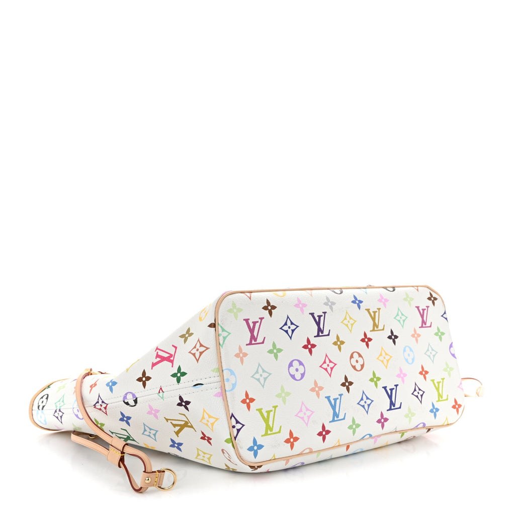 Louis Vuitton LV X TM Monogram Multicolor Neverfull MM White