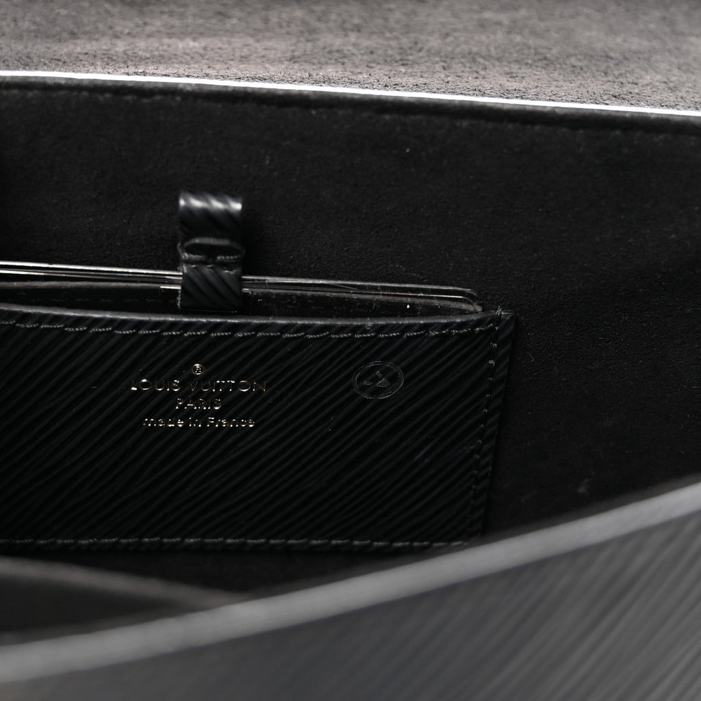 Louis Vuitton Epi Twist Shoulder Bag MM  Black