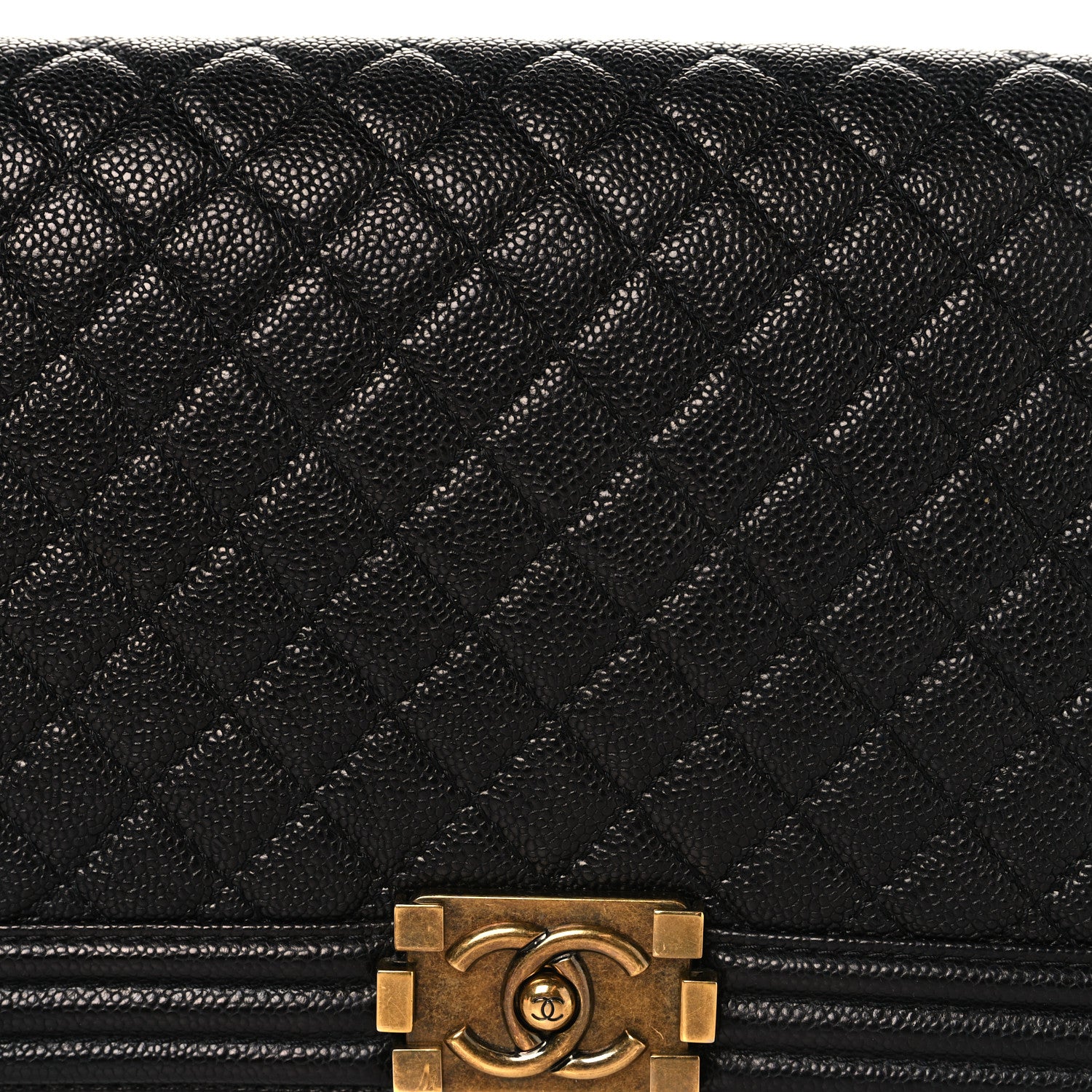 Chanel Caviar Quilted New Medium Boy Flap Black