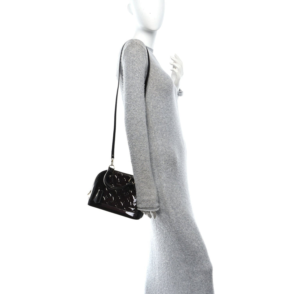 Louis Vuitton Vernis Alma BB Amarante