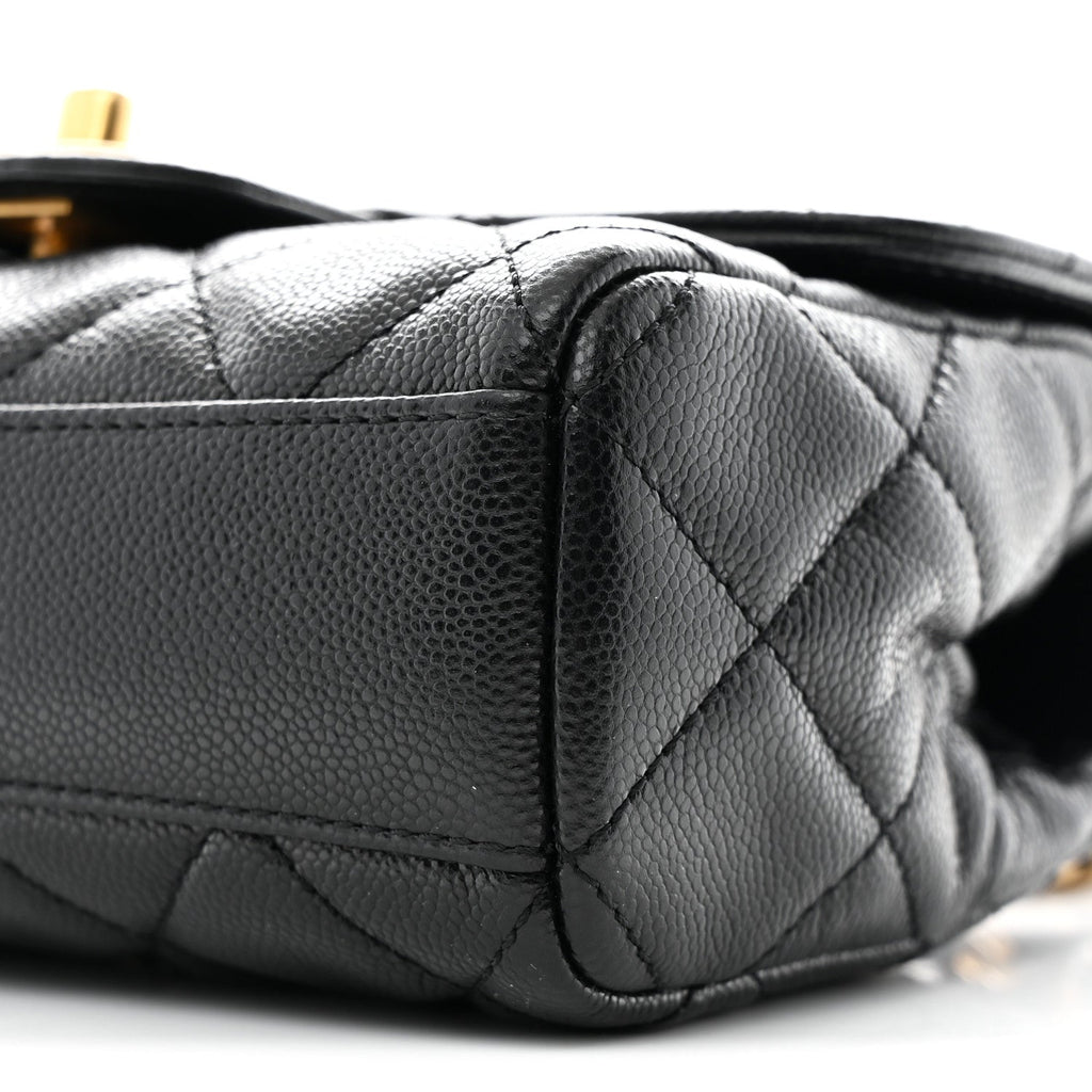 Chanel Caviar Quilted Mini Flap Black