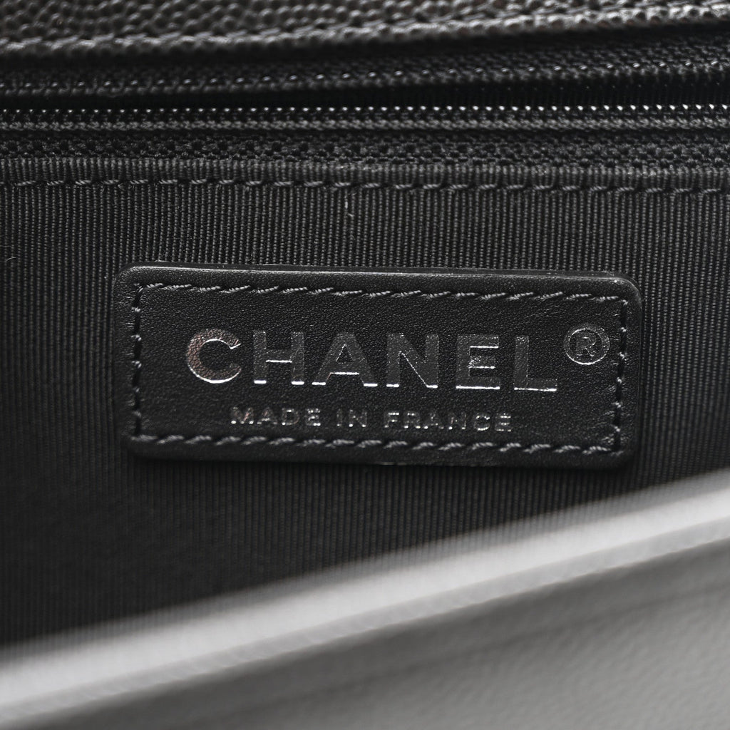 Chanel Caviar Quilted New Medium Boy Flap Black