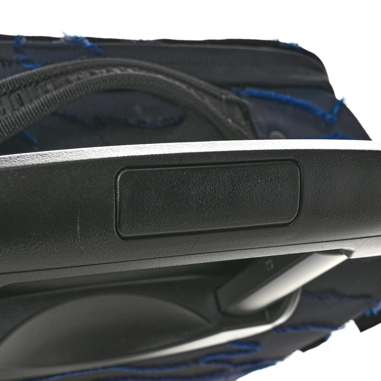 Christian Dior Canvas Small Diortravel Suitcase Blue Multicolor