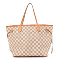 Louis Vuitton Damier Azur Neo Neverfull MM Rose Ballerine