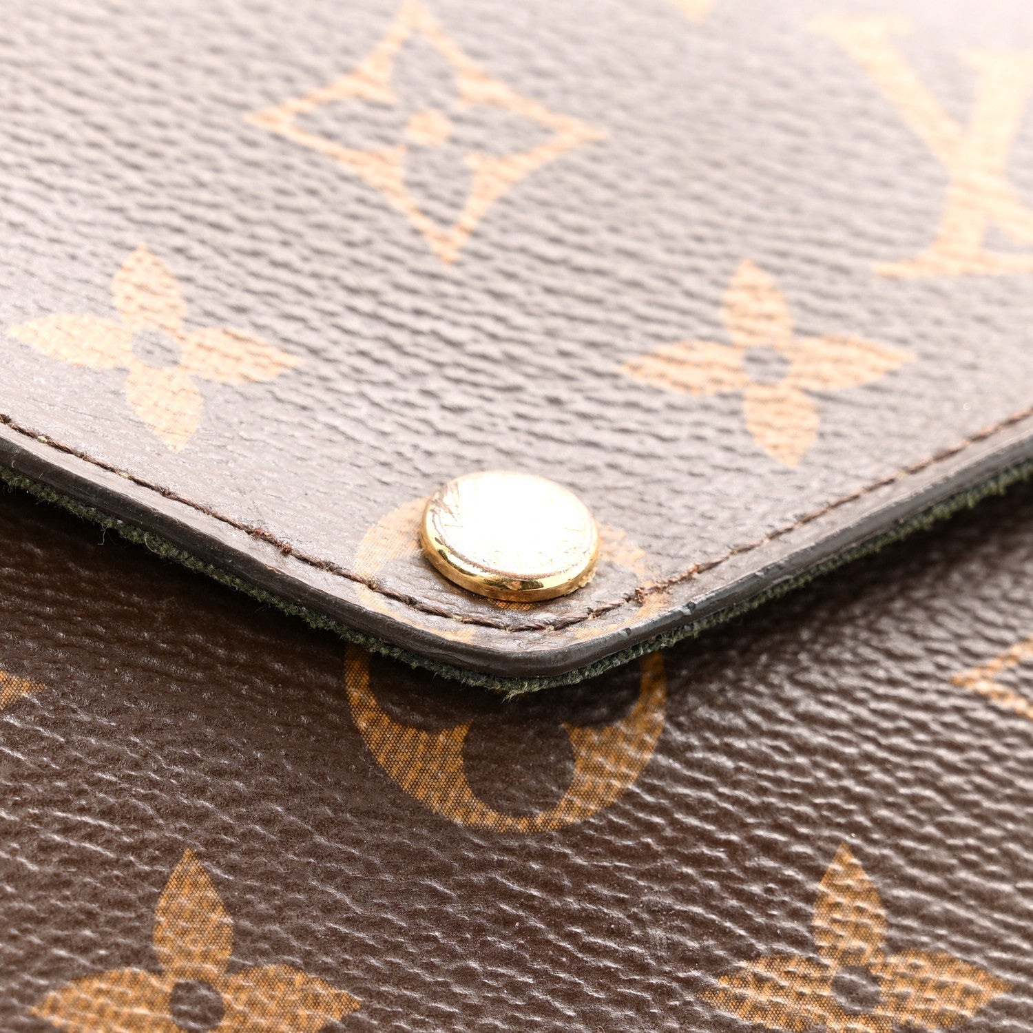 Louis Vuitton Monogram Felicie Strap & Go Kaki