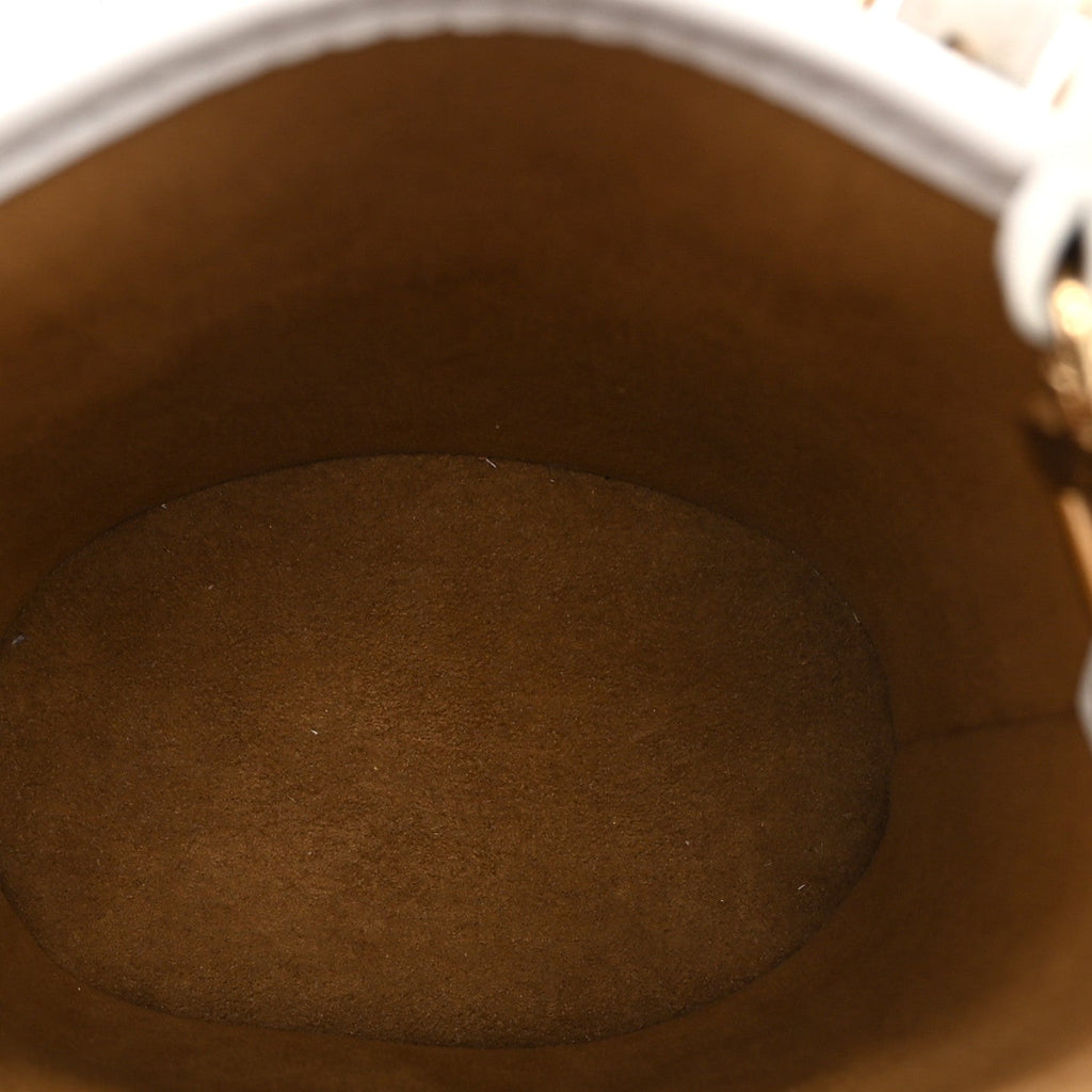Louis Vuitton Monogram LV Match Nano Bucket Bag White