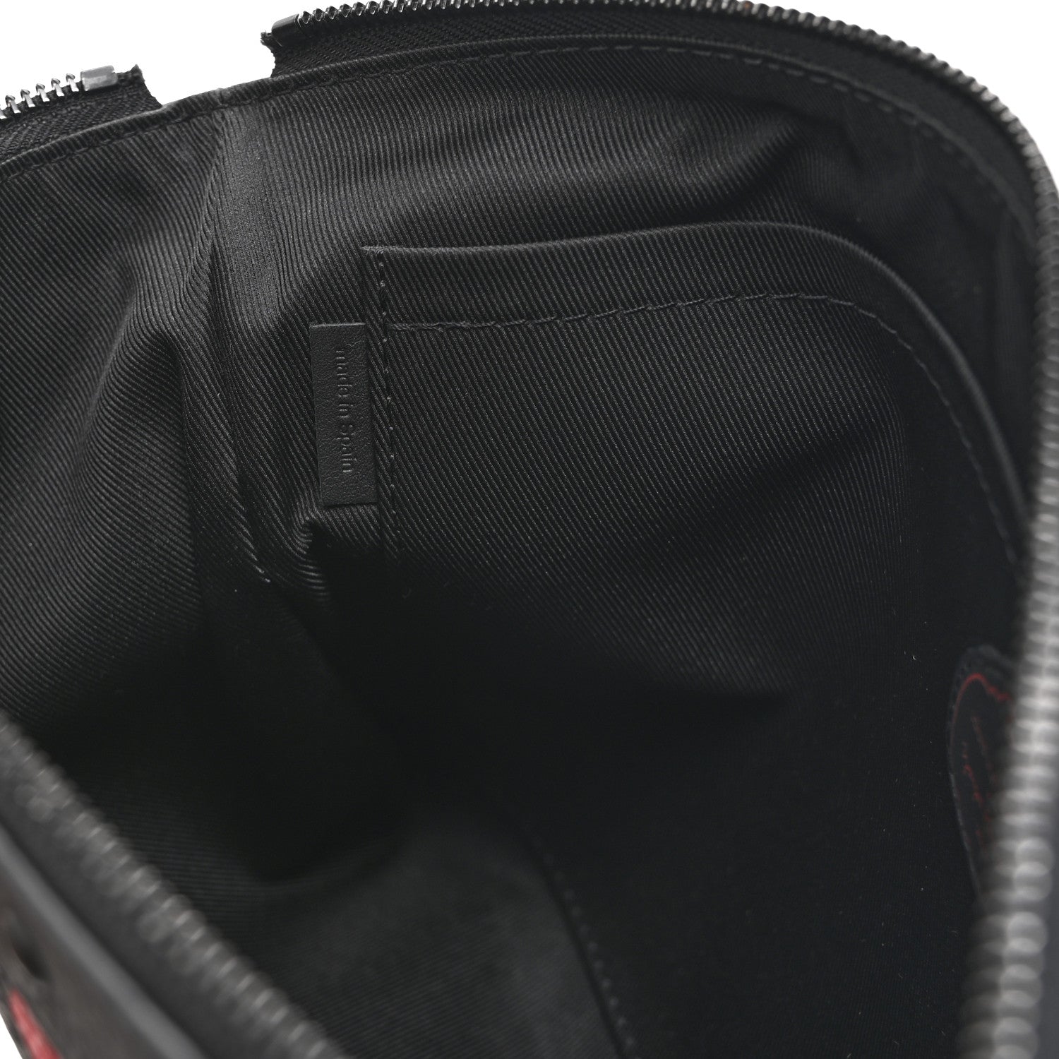 Louis Vuitton LV X YK Taurillon Monogram Pochette To-Go Black Red