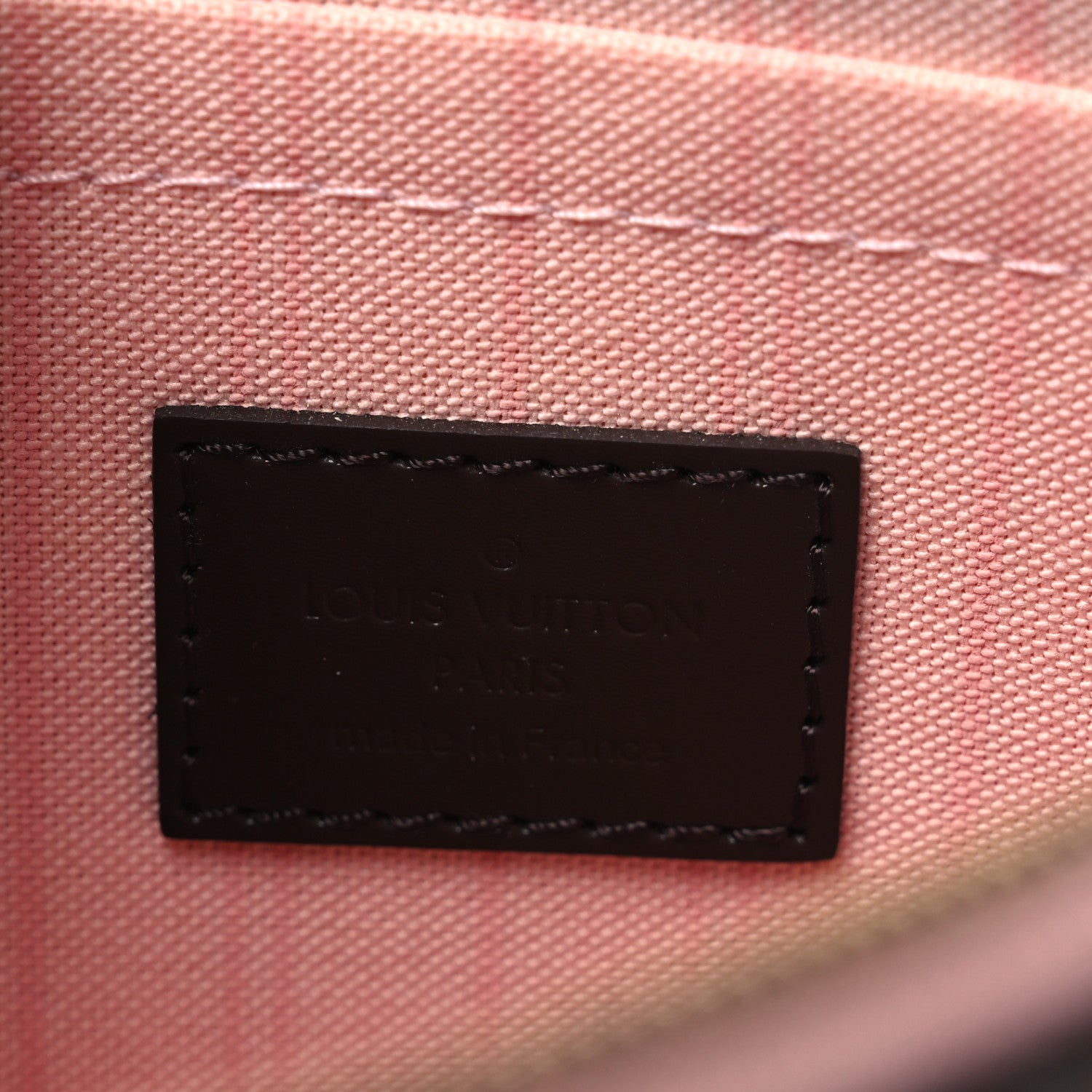 Louis Vuitton Damier Ebene Neverfull MM GM Pochette Rose Ballerine