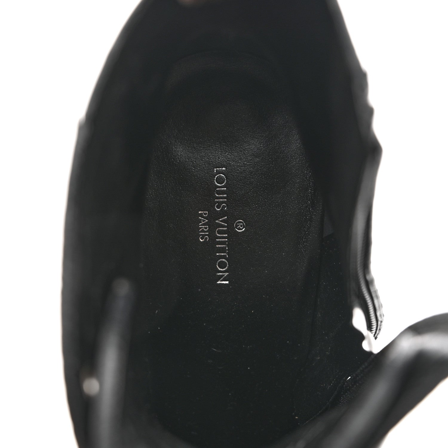 Louis Vuitton Glazed Calfskin Monogram Star Trail Ankle Boots 39 Black