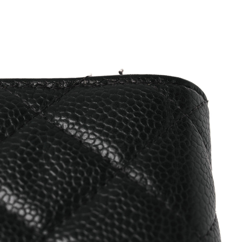 Chanel Caviar Quilted Wallet on Chain WOC Black