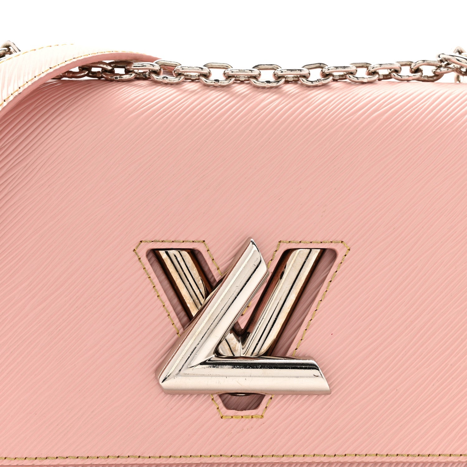Louis Vuitton Epi Twist Shoulder Bag MM Rose Ballerine