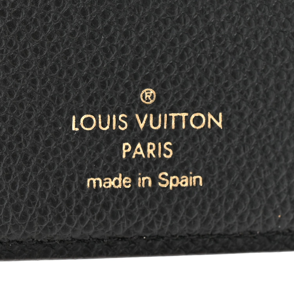 Louis Vuitton Monogram Pallas Compact Wallet Black