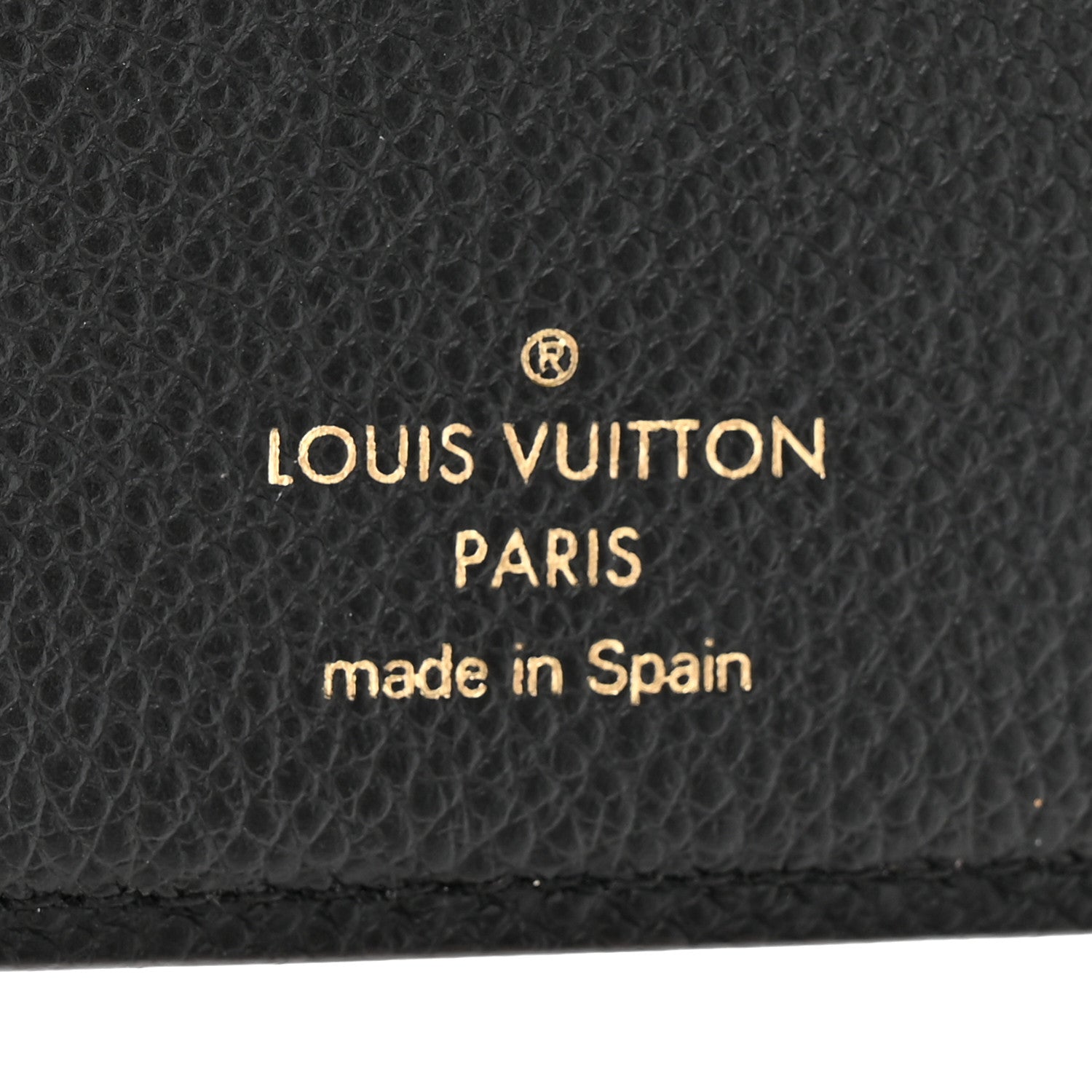 Louis Vuitton Monogram Pallas Compact Wallet Black