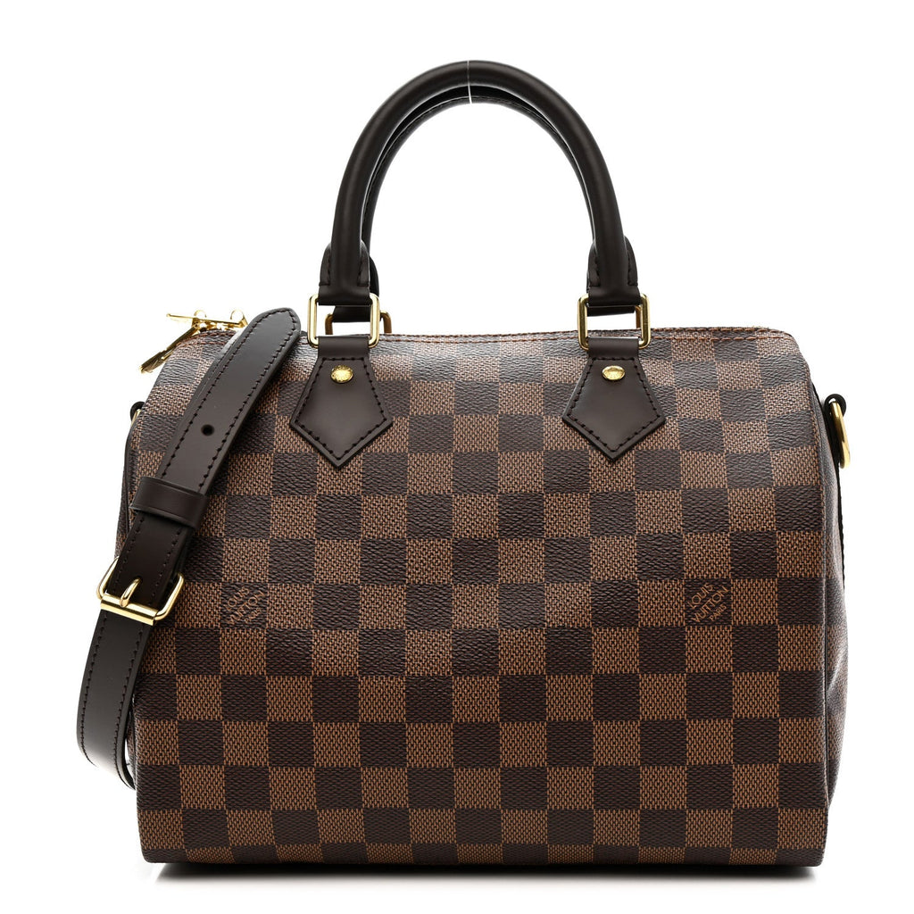 Louis Vuitton Damier Ebene Speedy Bandouliere 25