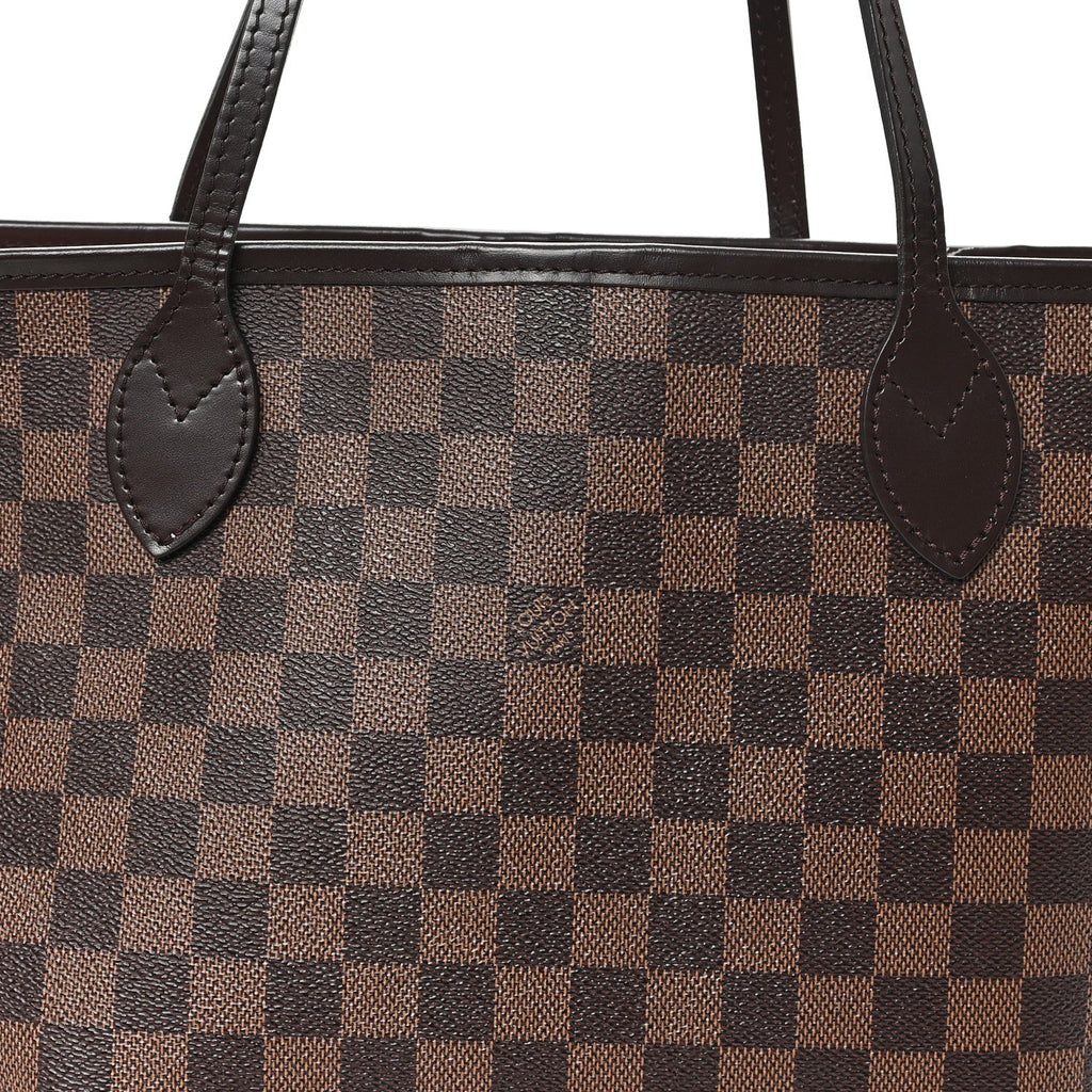 Louis Vuitton Damier Ebene Neo Neverfull MM Rose Ballerine