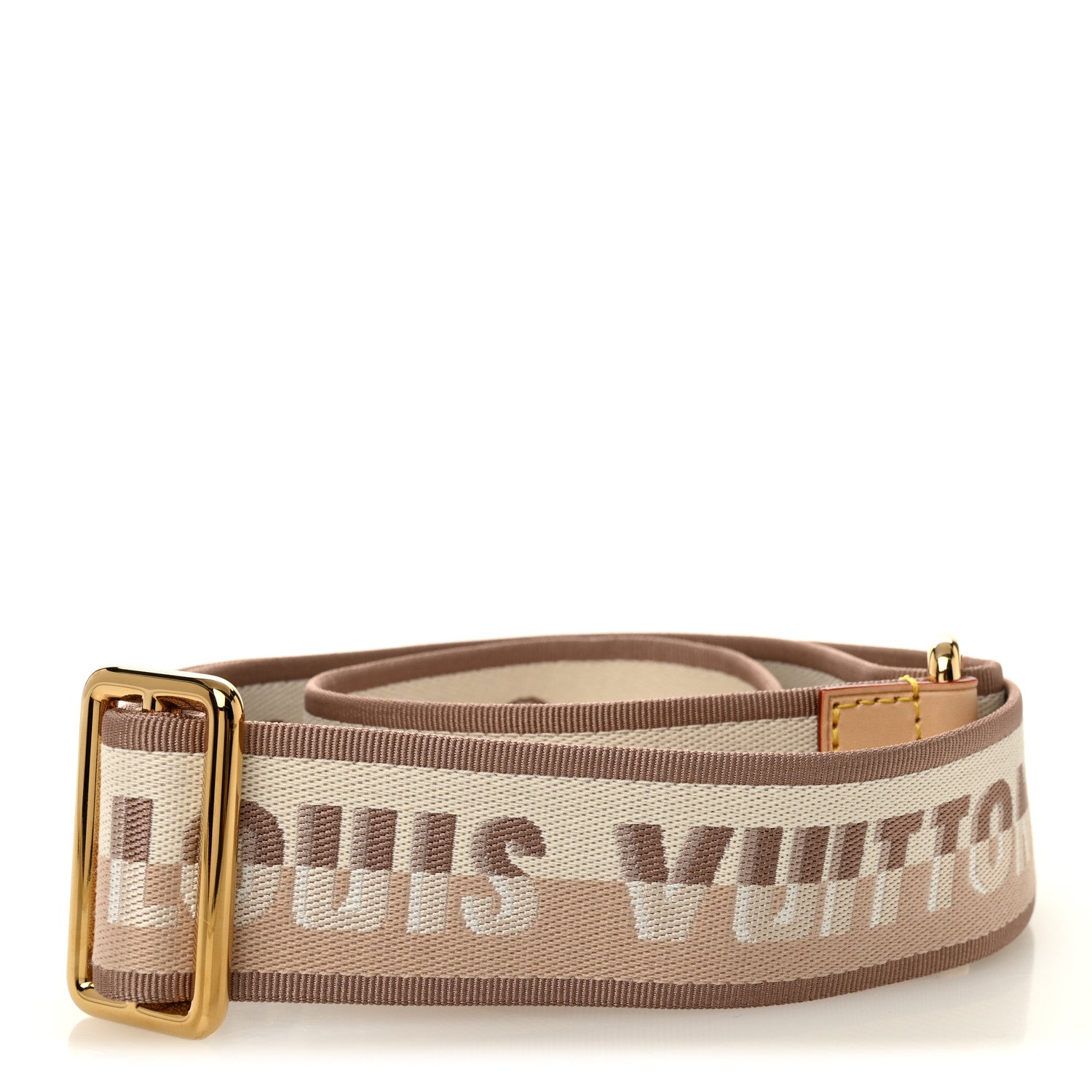 Louis Vuitton Jacquard Speedy Bandouliere 20 Shoulder Strap Beige