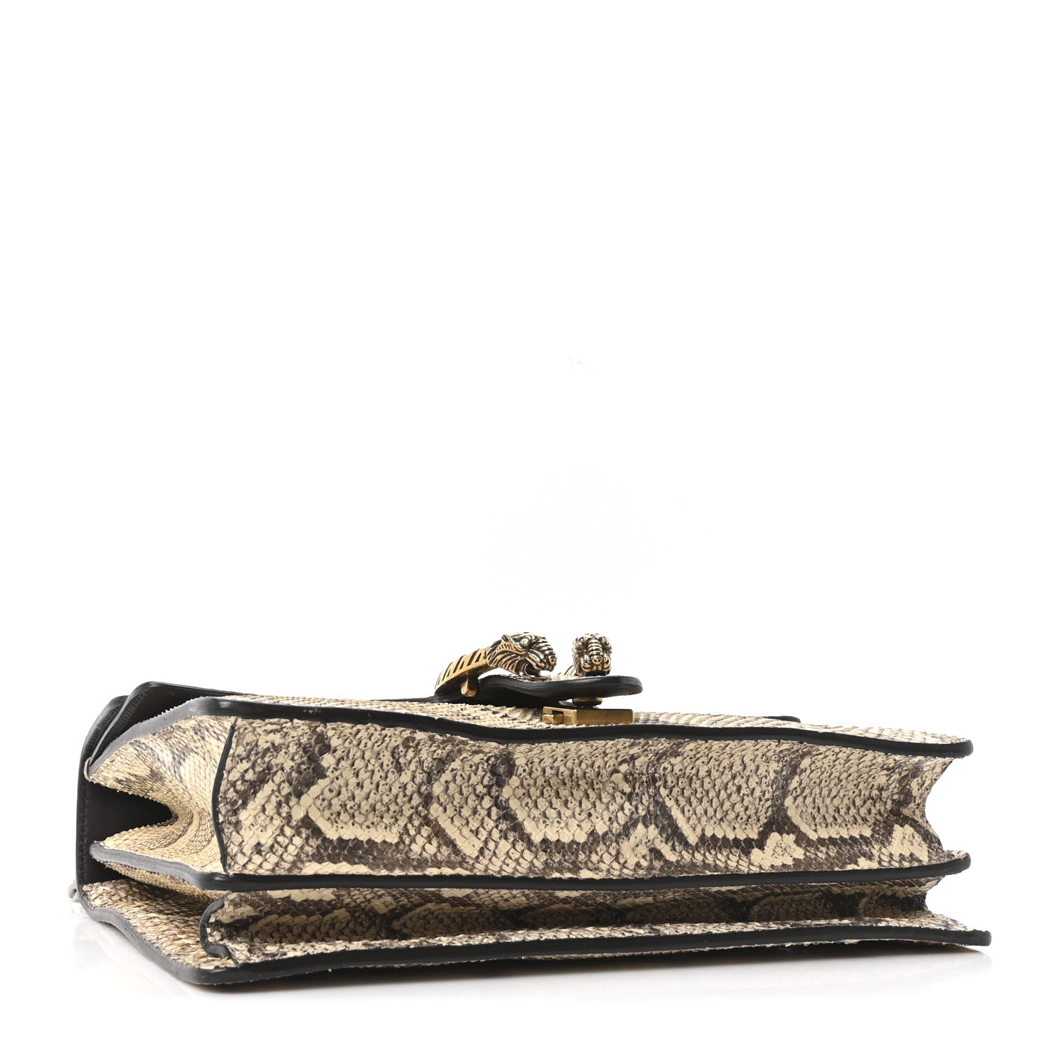 Gucci Snakeskin Web Medium Dionysus Shoulder Bag Natural