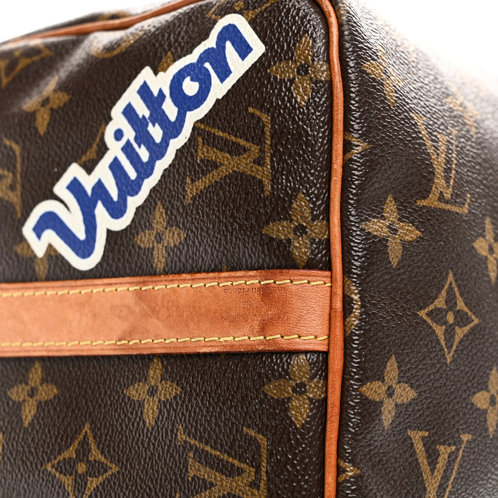 Louis Vuitton Monogram Patches Speedy Bandouliere 30