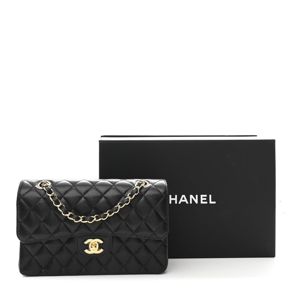 Chanel Caviar Quilted Small Double Flap Black