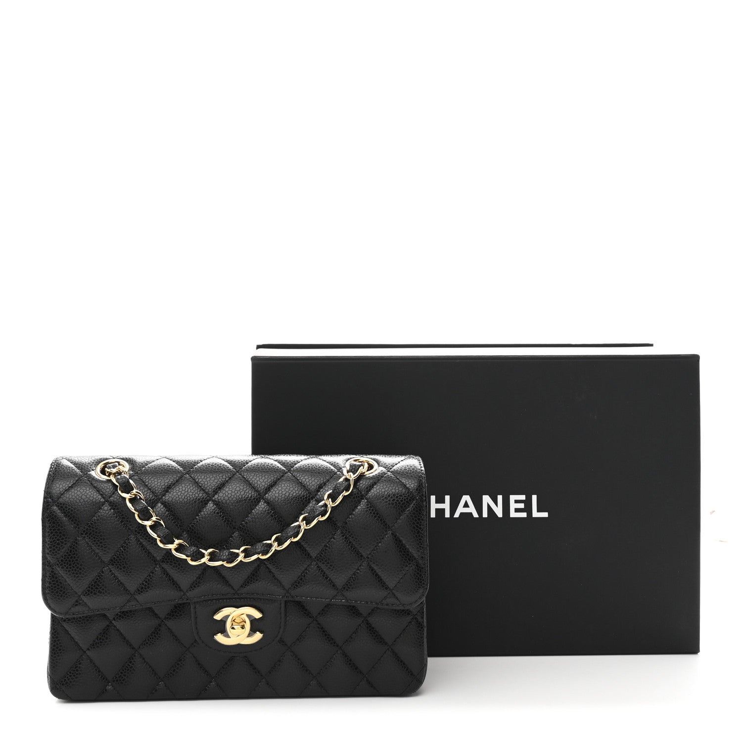Chanel Caviar Quilted Small Double Flap Black