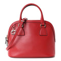 Gucci Dollar Calfskin Small GG Charm Dome Bag Red