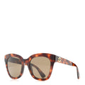 Gucci Acetate Square Frame Sunglasses GG0029S Tortoise