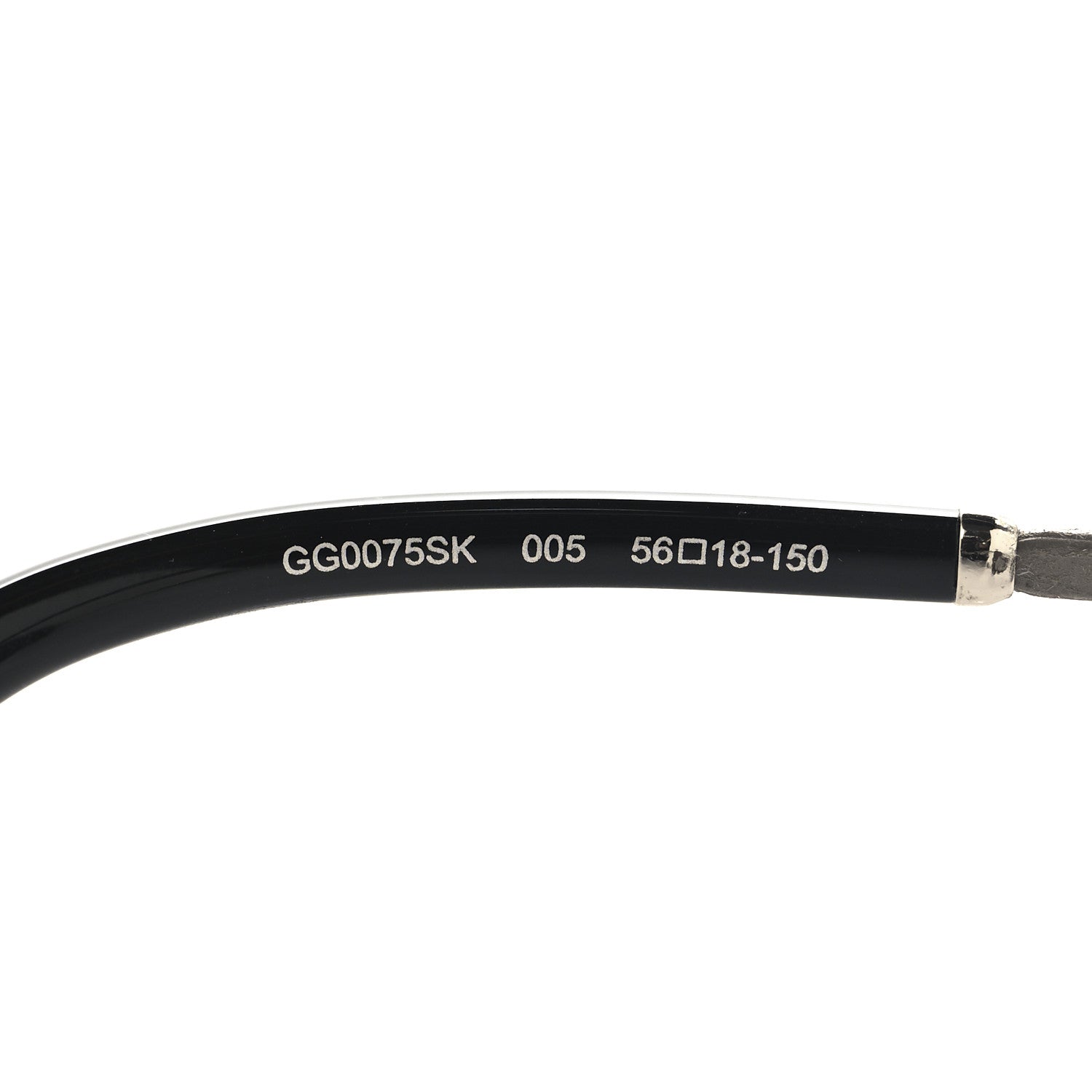 Gucci Metal Round GG0075SK Sunglasses Silver