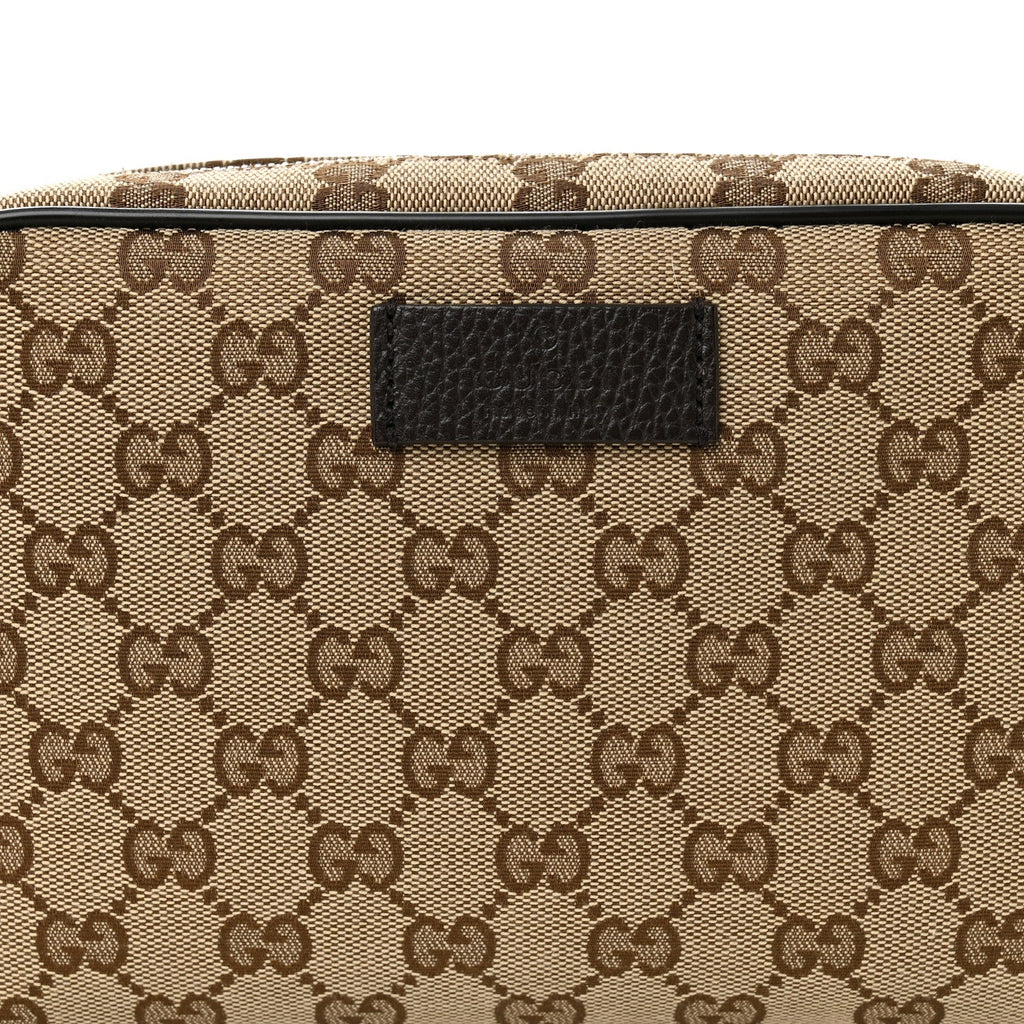 Gucci Monogram Belt Bag Dark Brown