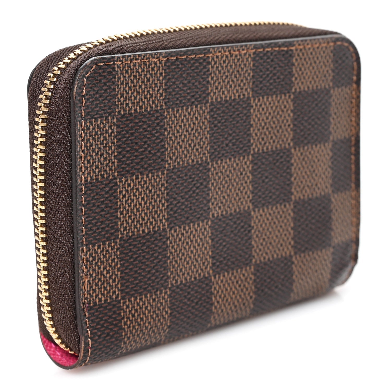 Louis Vuitton Damier Ebene 2020 Christmas Animation Roller Coaster Zippy Coin Purse Pivoine