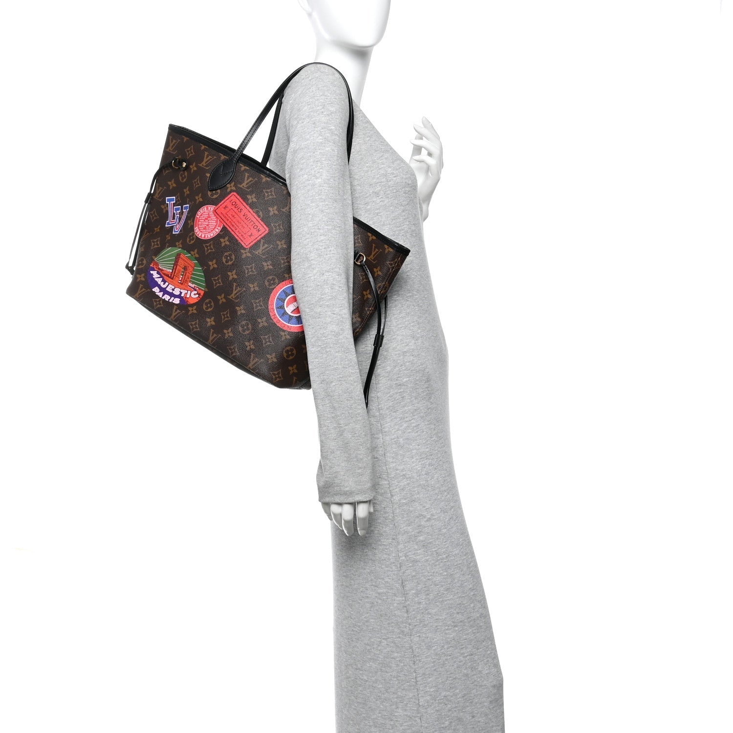 Louis Vuitton Monogram My LV World Tour Neverfull MM