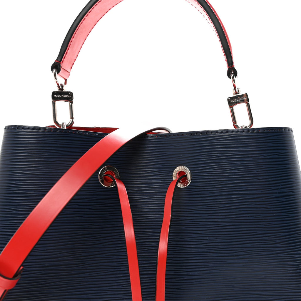 Louis Vuitton Epi Neonoe Indigo Coquelicot