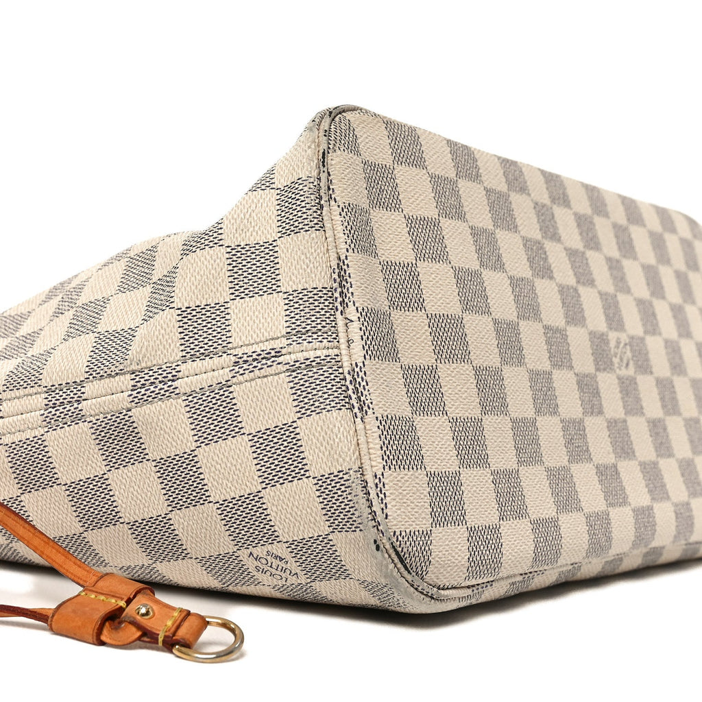 Louis Vuitton Damier Azur Neo Neverfull MM Rose Ballerine