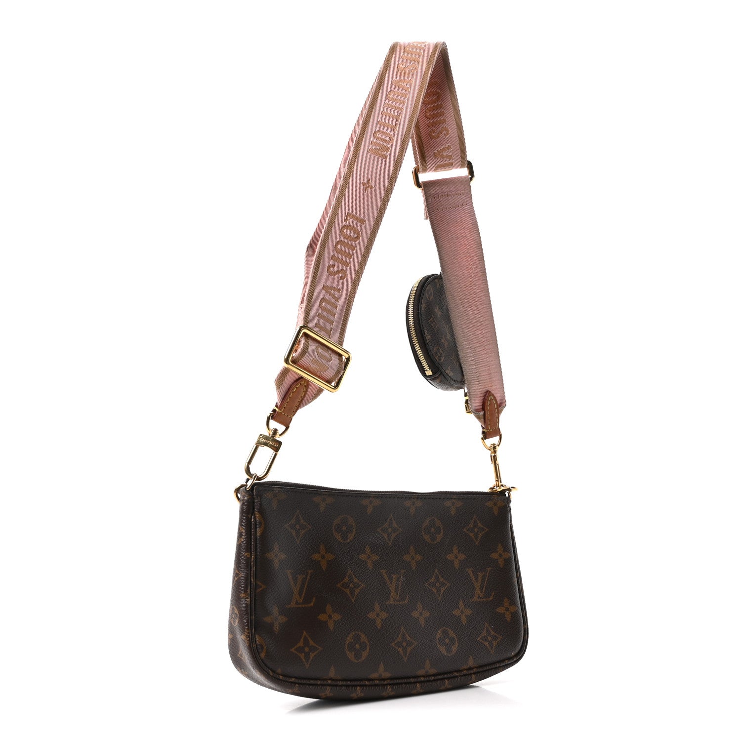 Louis Vuitton Monogram Multi Pochette Accessories Rose Clair