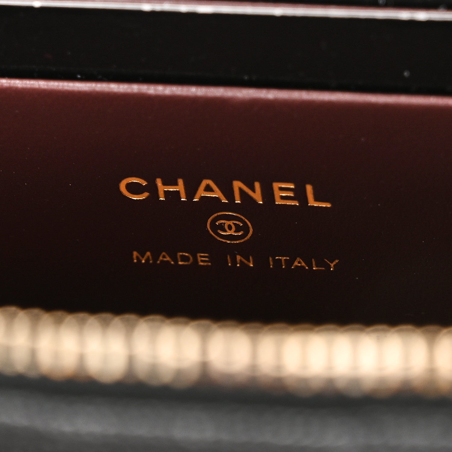 Chanel Caviar Quilted Small Vanity Case With Chain Black