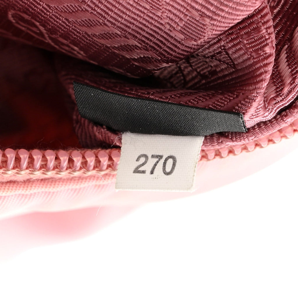 Prada Tessuto Nylon Saffiano Mini Re-Edition 2000 Bag Rosa
