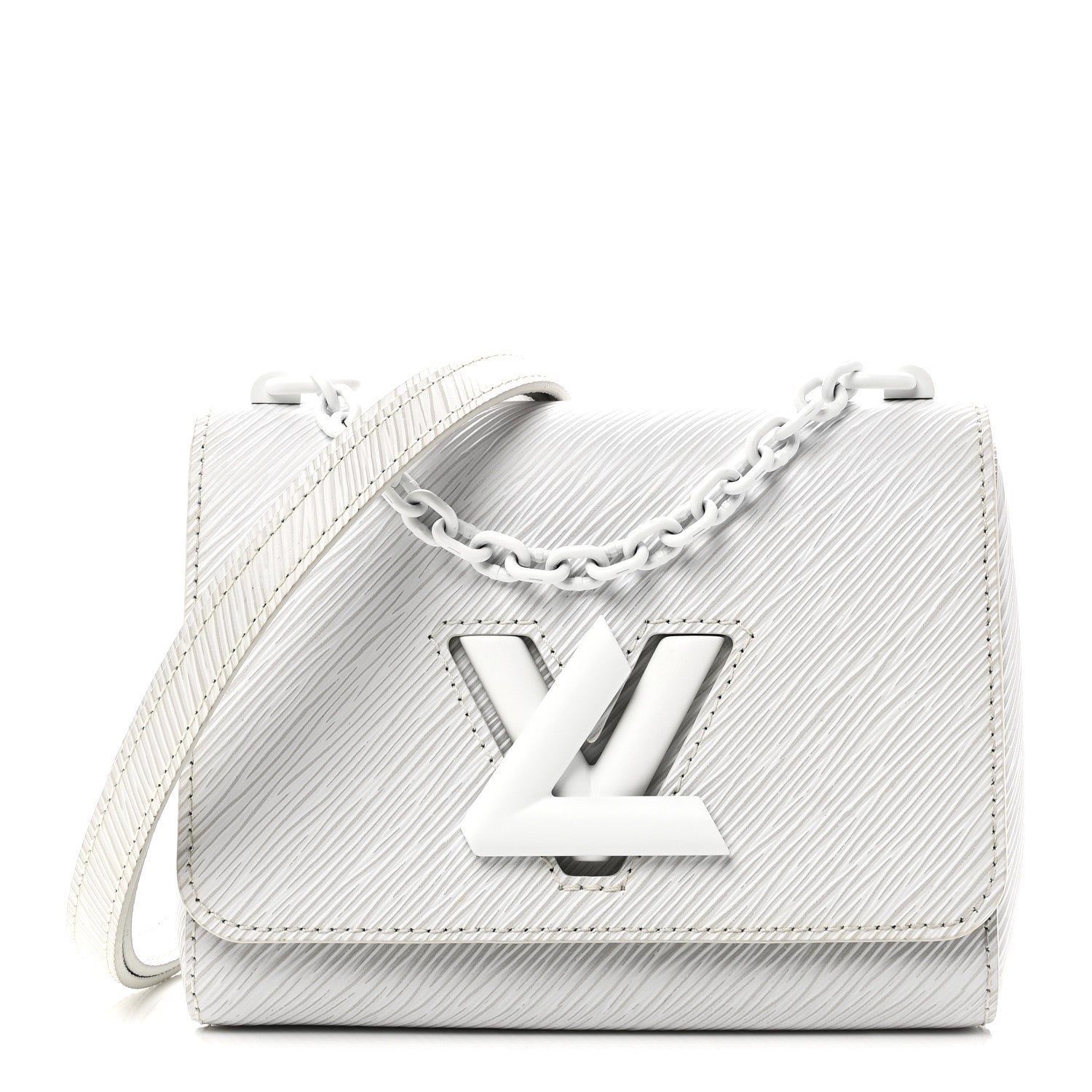 Louis Vuitton Epi Twist Shoulder Bag PM Matte White