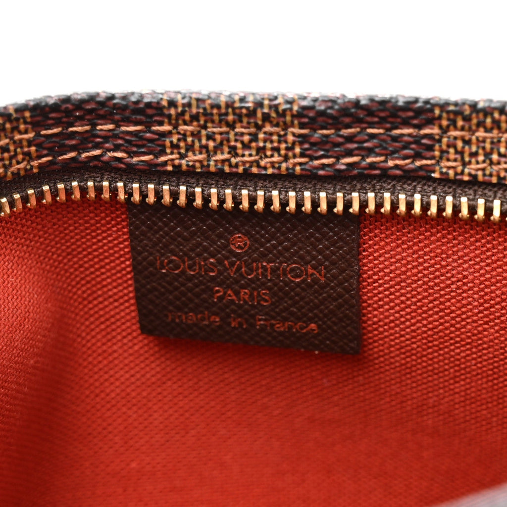 Louis Vuitton Damier Ebene Trousse Make Up Bag Pochette