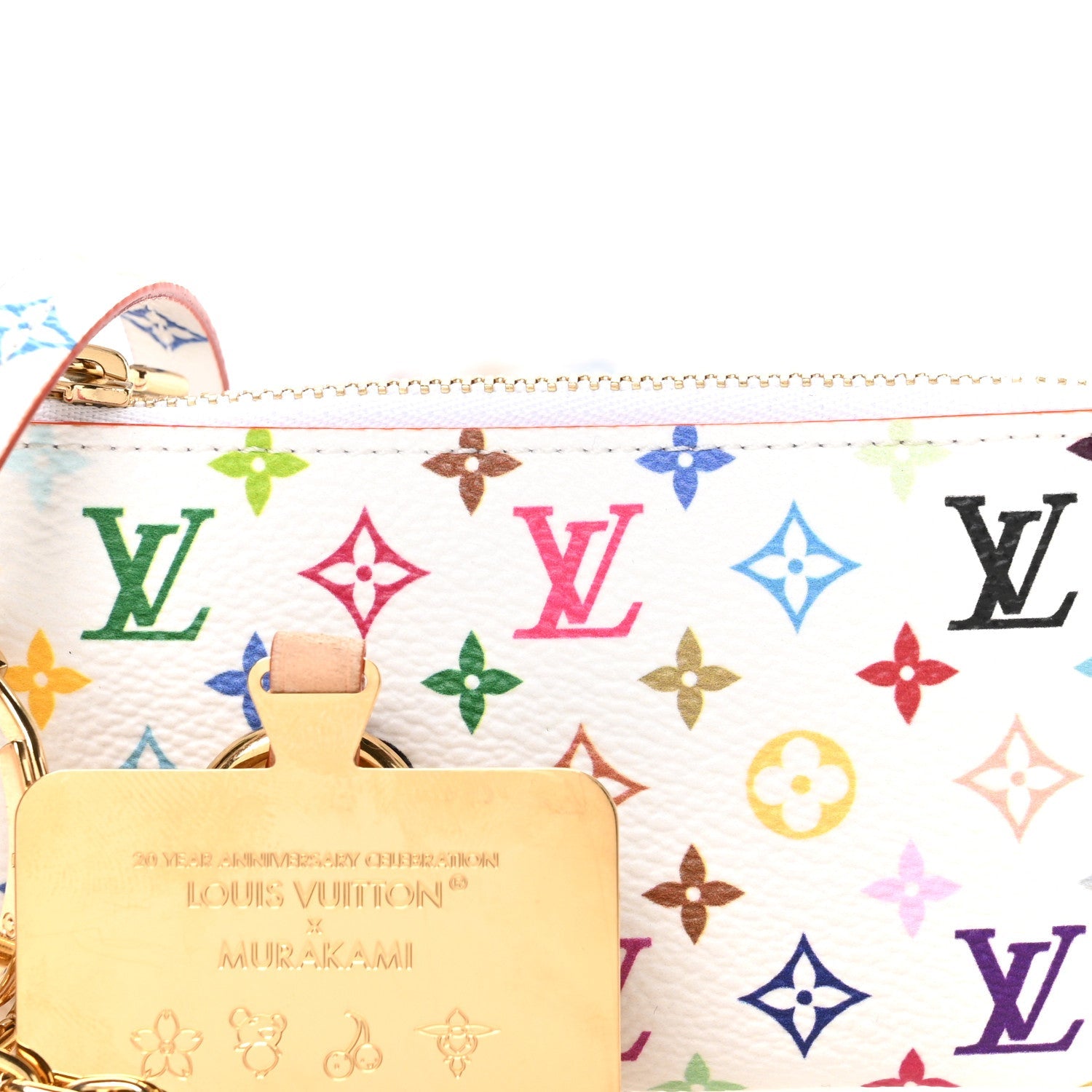 Louis Vuitton LV X TM Monogram Multicolor Phone Holder White