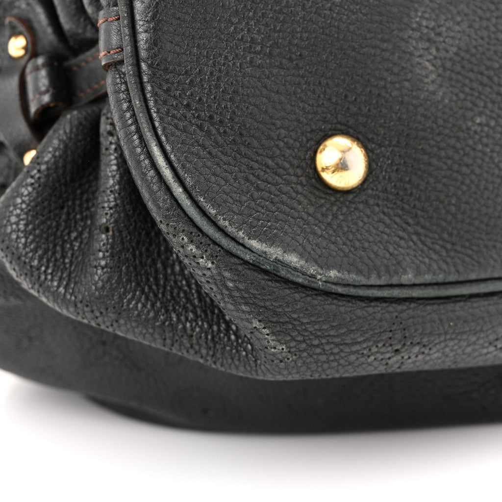 Louis Vuitton Mahina L Black