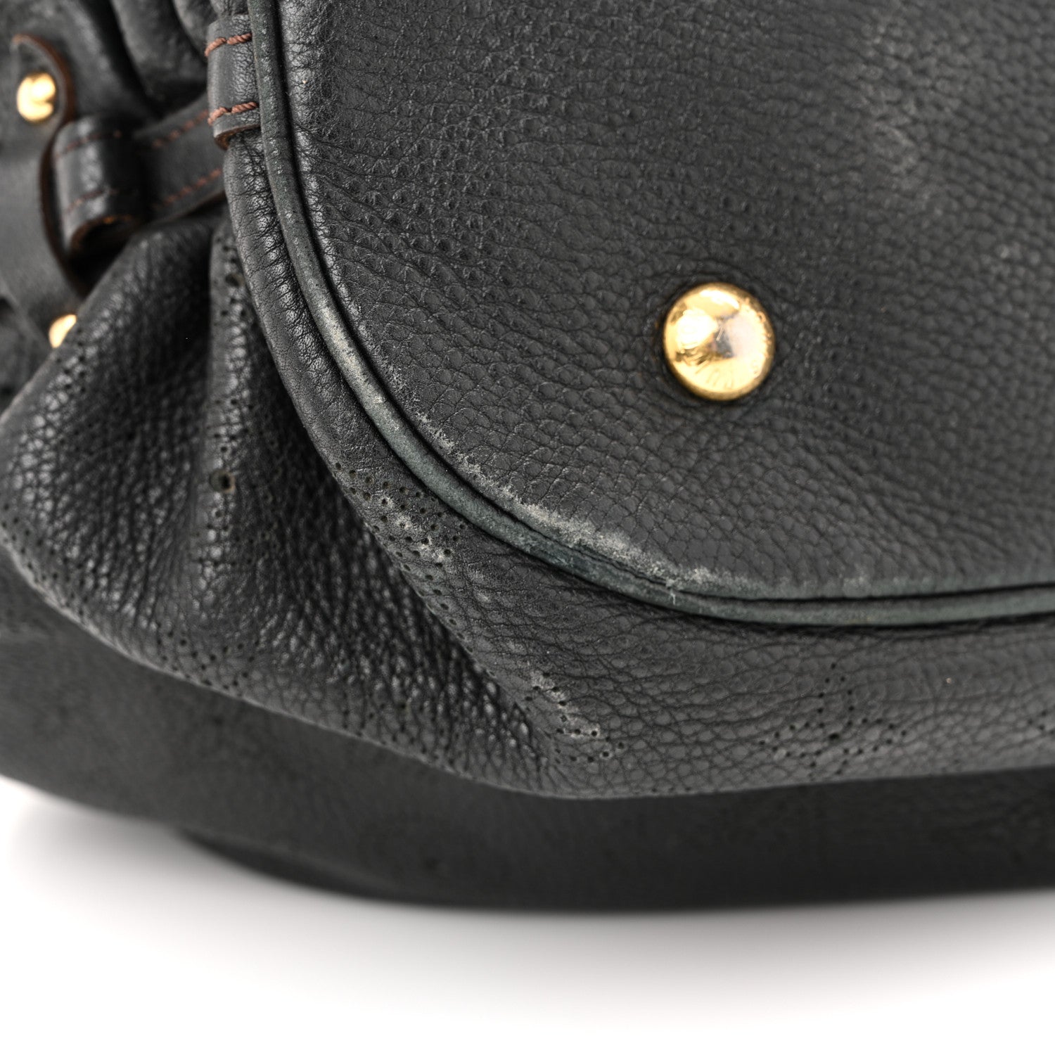 Louis Vuitton Mahina L Black