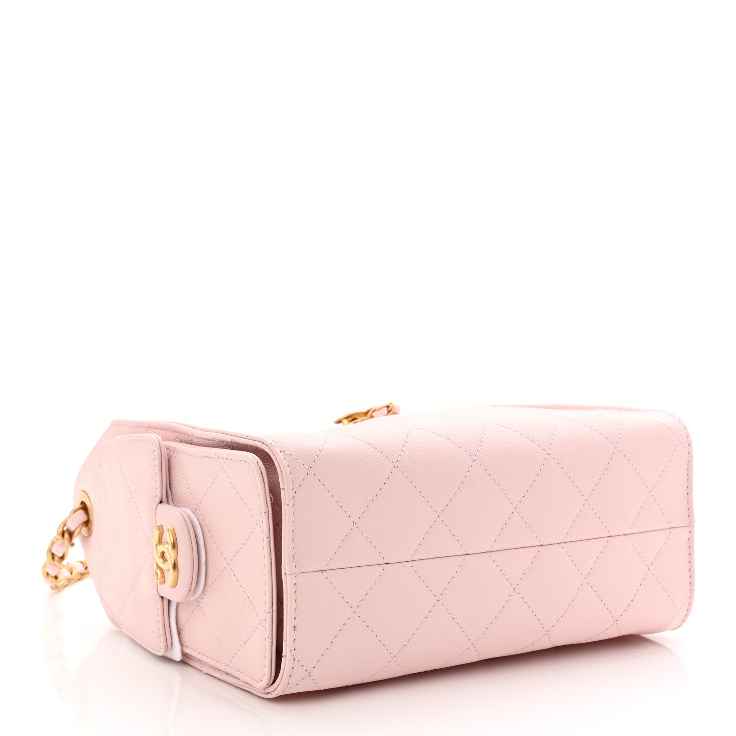 Chanel Caviar Quilted Mini Chanel 25 Handbag Light Pink