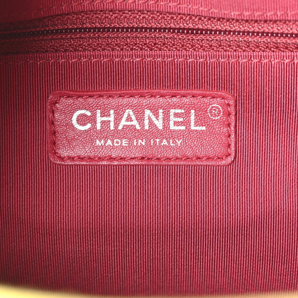 Chanel Suede Calfskin Quilted Medium Gabrielle Hobo Red Blue Yellow