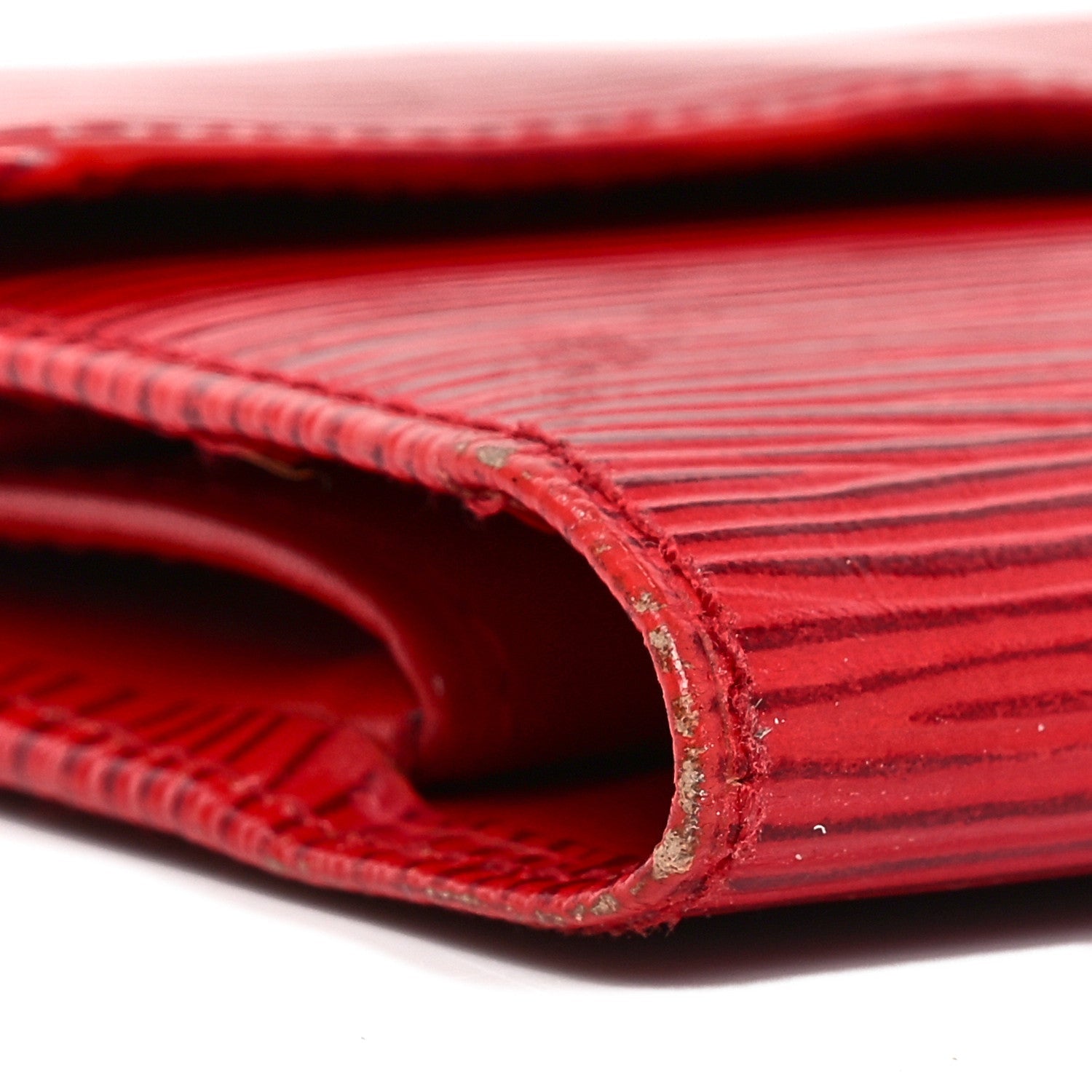 Louis Vuitton Epi Porte Tresor International Wallet Castillan Red