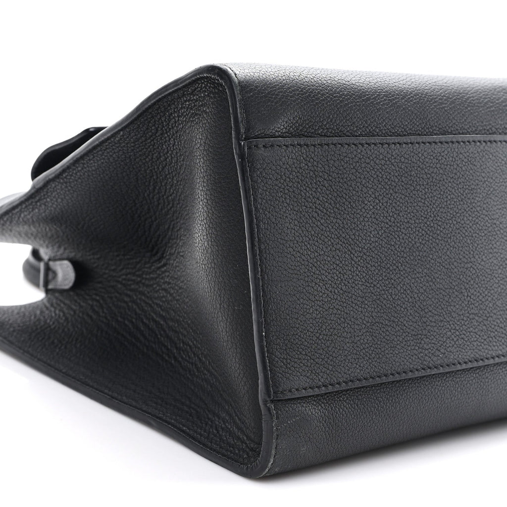 Louis Vuitton Soft Calfskin Lockme Tote MM Black